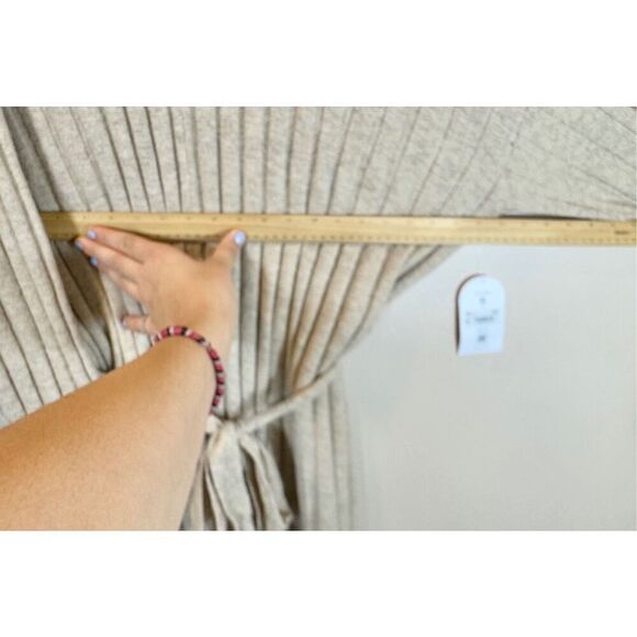 NWT Arula Cowl Neck Oversized  Oatmeal Wool Blend Sweater Dress 2X Women's - Picture 9 of 10